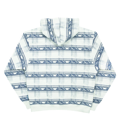 Syphon Zip Hoodie - White / Purple