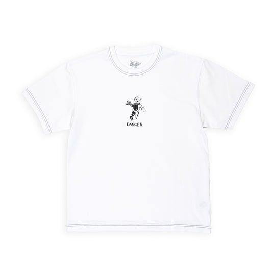 OG Logo Tee - White / Black Stitch