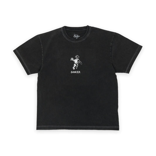 OG Logo Tee - Washed Black / White Stitch