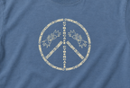 Cybercafé x Exclusive Os Cabides Peace Tee - Blue