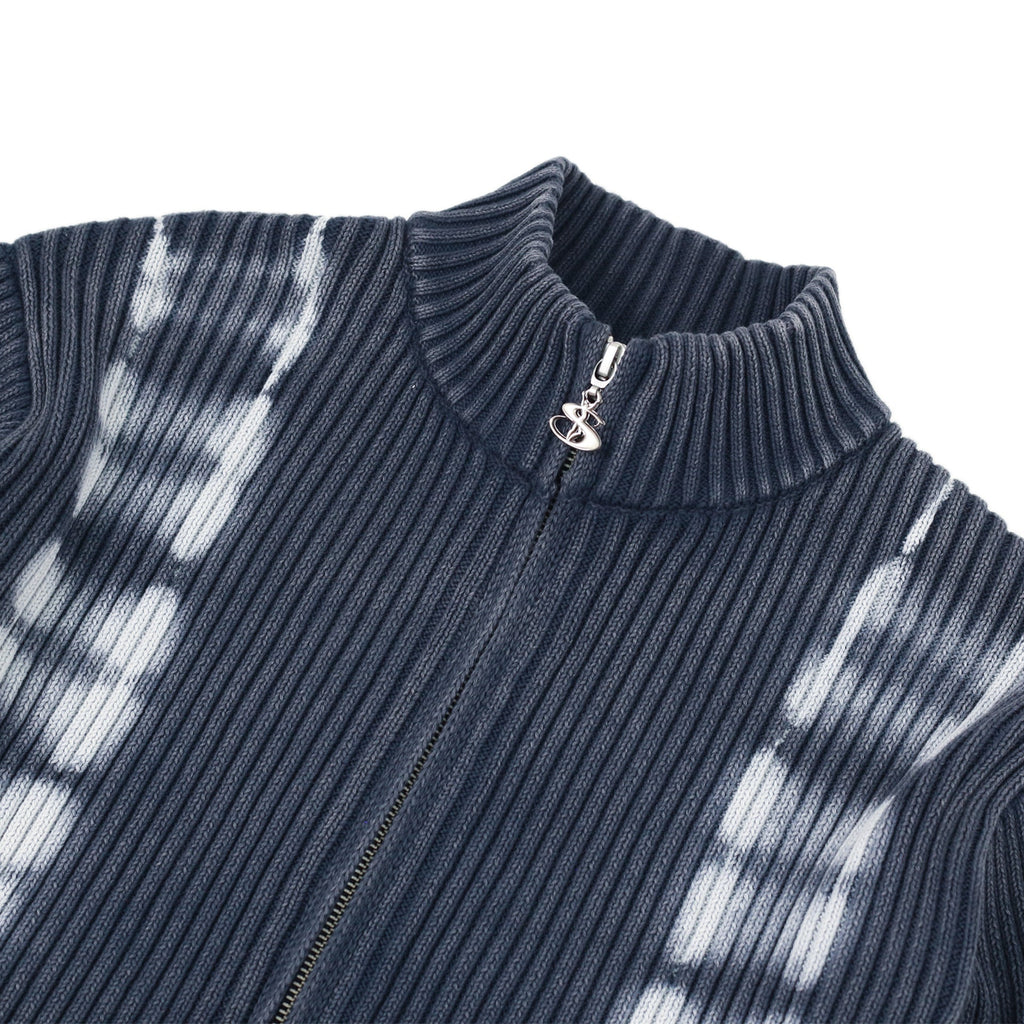 Tiedye Full Zip - Navy