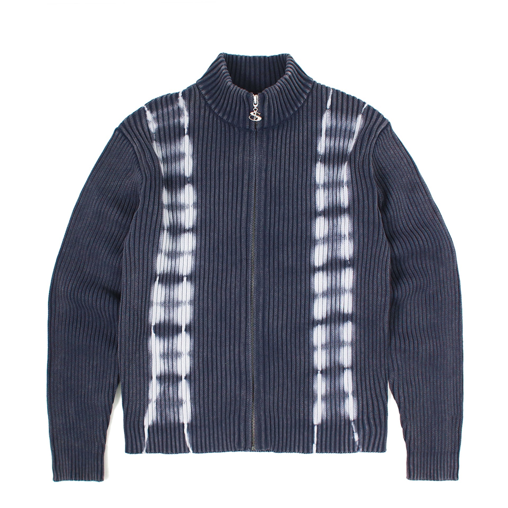 Tiedye Full Zip - Navy