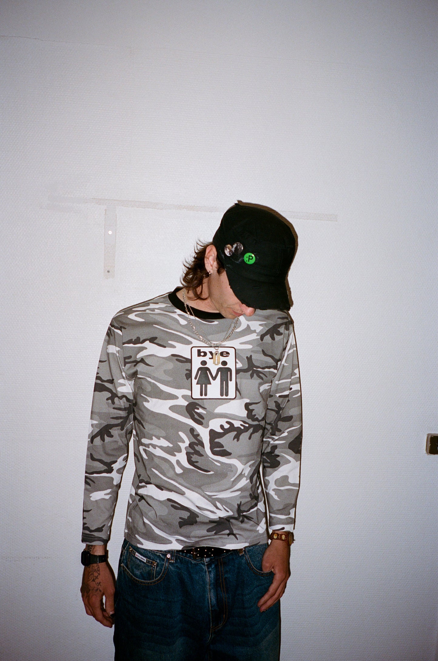 Couple Long Sleeve - Grey Camo