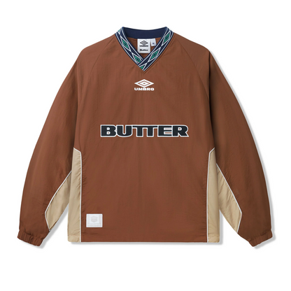 Butter® X Umbro Training Pullover - Chocolate / Tan