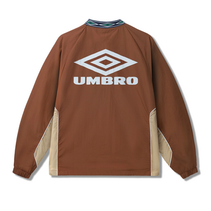 Butter® X Umbro Training Pullover - Chocolate / Tan