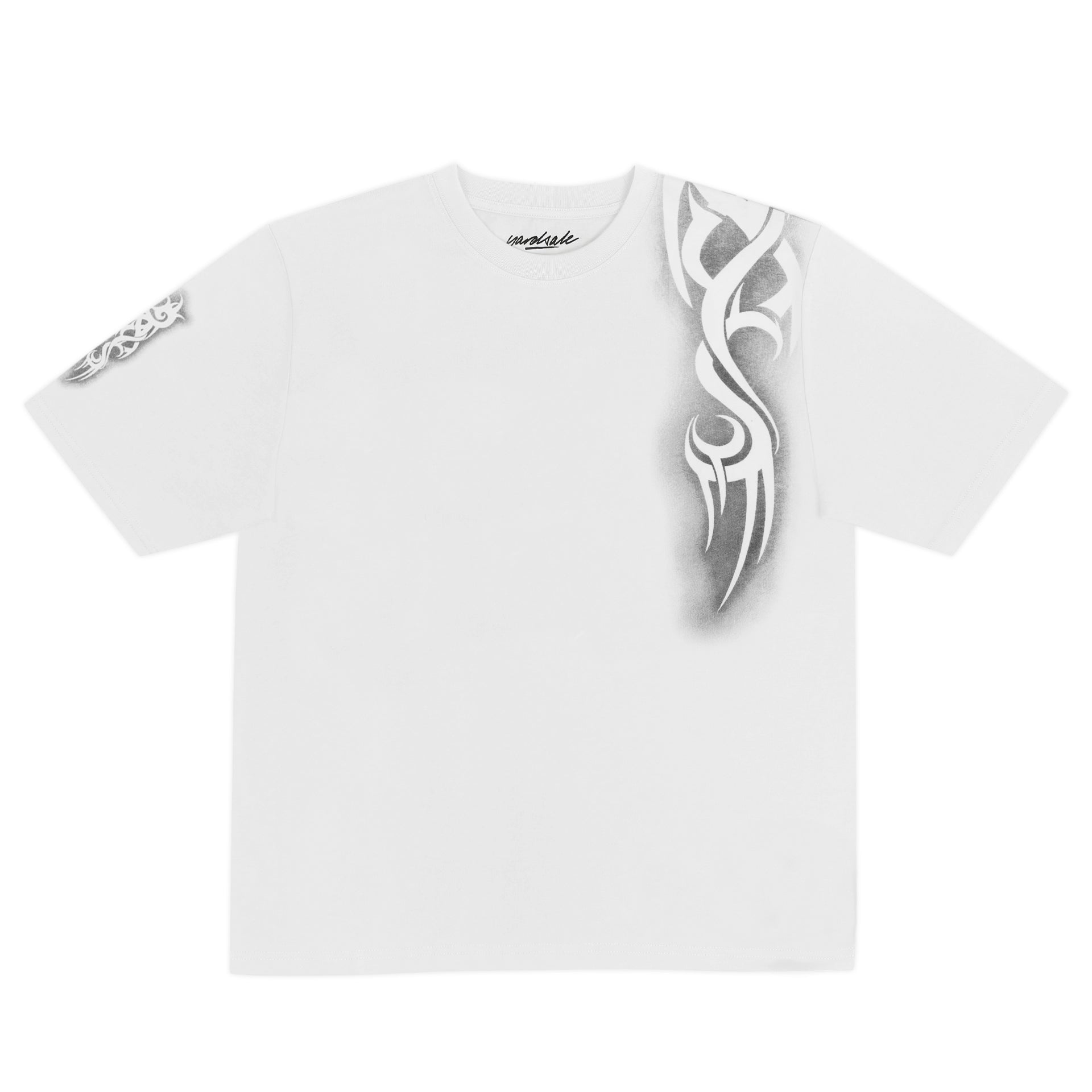 Tribal Fade Tee - White