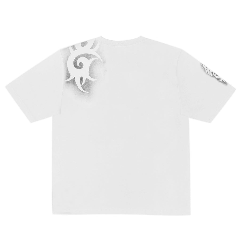 Tribal Fade Tee - White