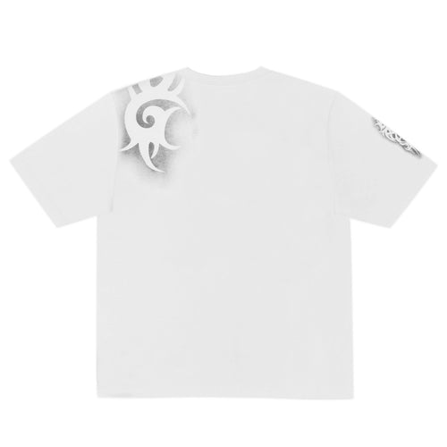 Tribal Fade Tee - White