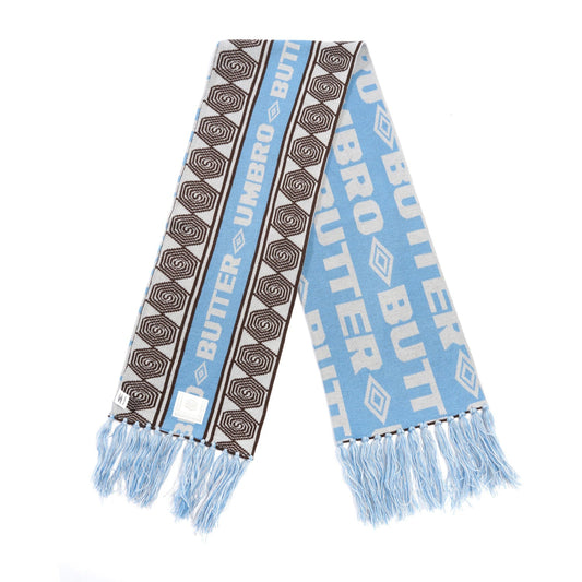 Butter® X Umbro    Vert Scarf - Sky / Brown