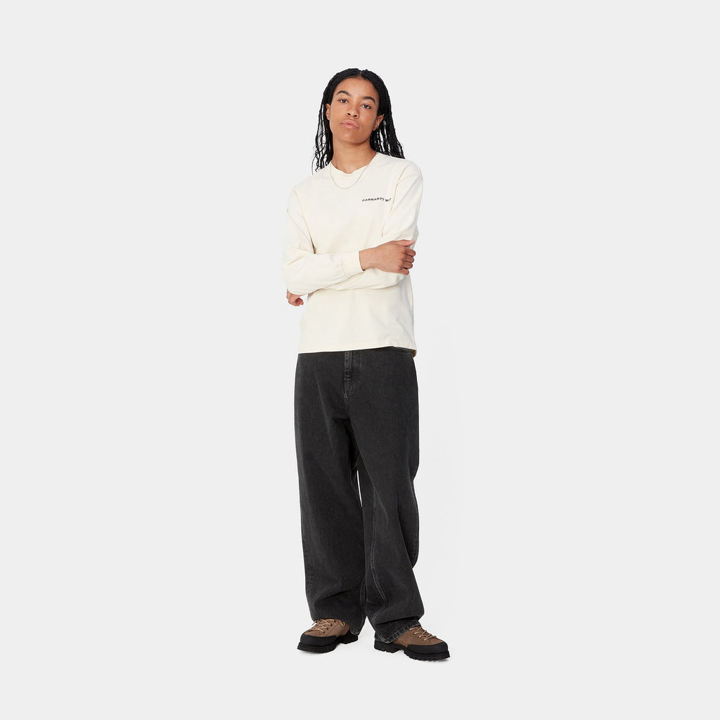 W' Brandon Pant - Black (Stone Washed)