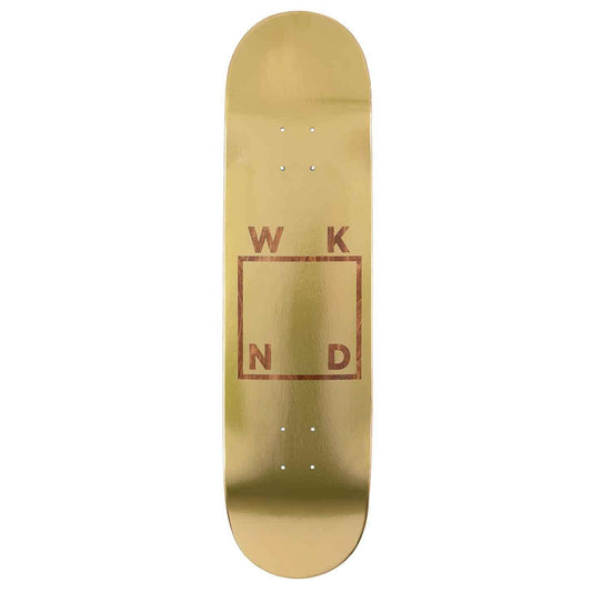 Gold Pleated Logo Deck