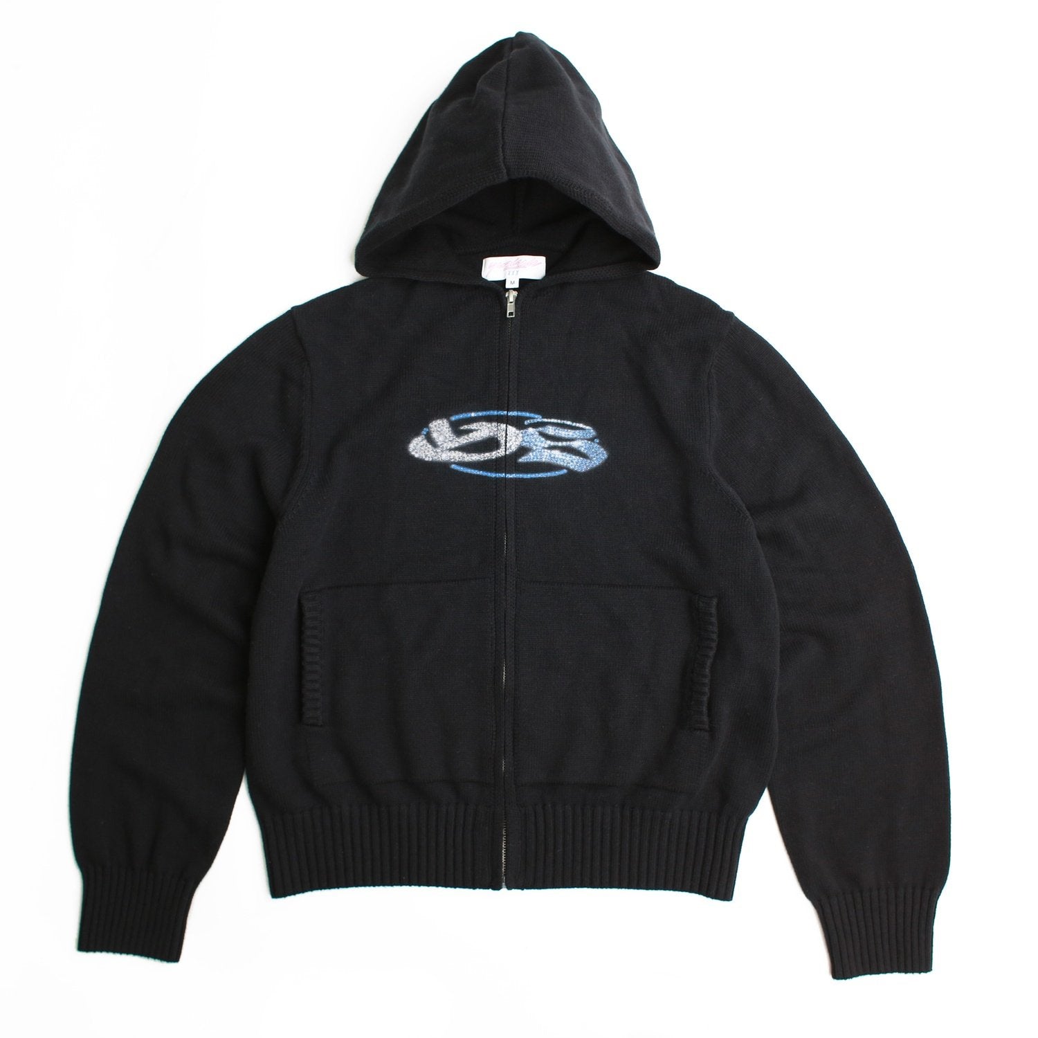 Yardsale Glitz Knitted Hoodie - Black