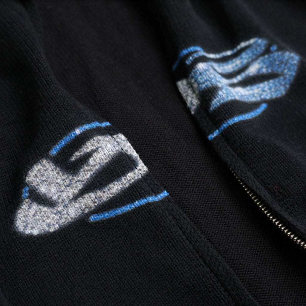 Yardsale Glitz Knitted Hoodie - Black