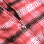 Tartan Fullzip Hoodie - Red