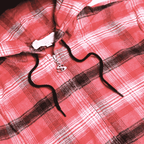 Tartan Fullzip Hoodie - Red
