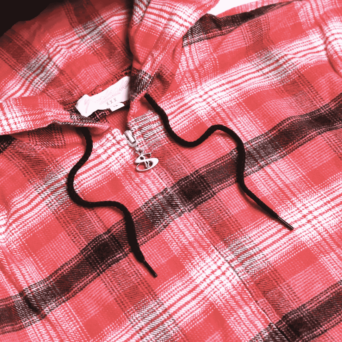 Tartan Fullzip Hoodie - Red