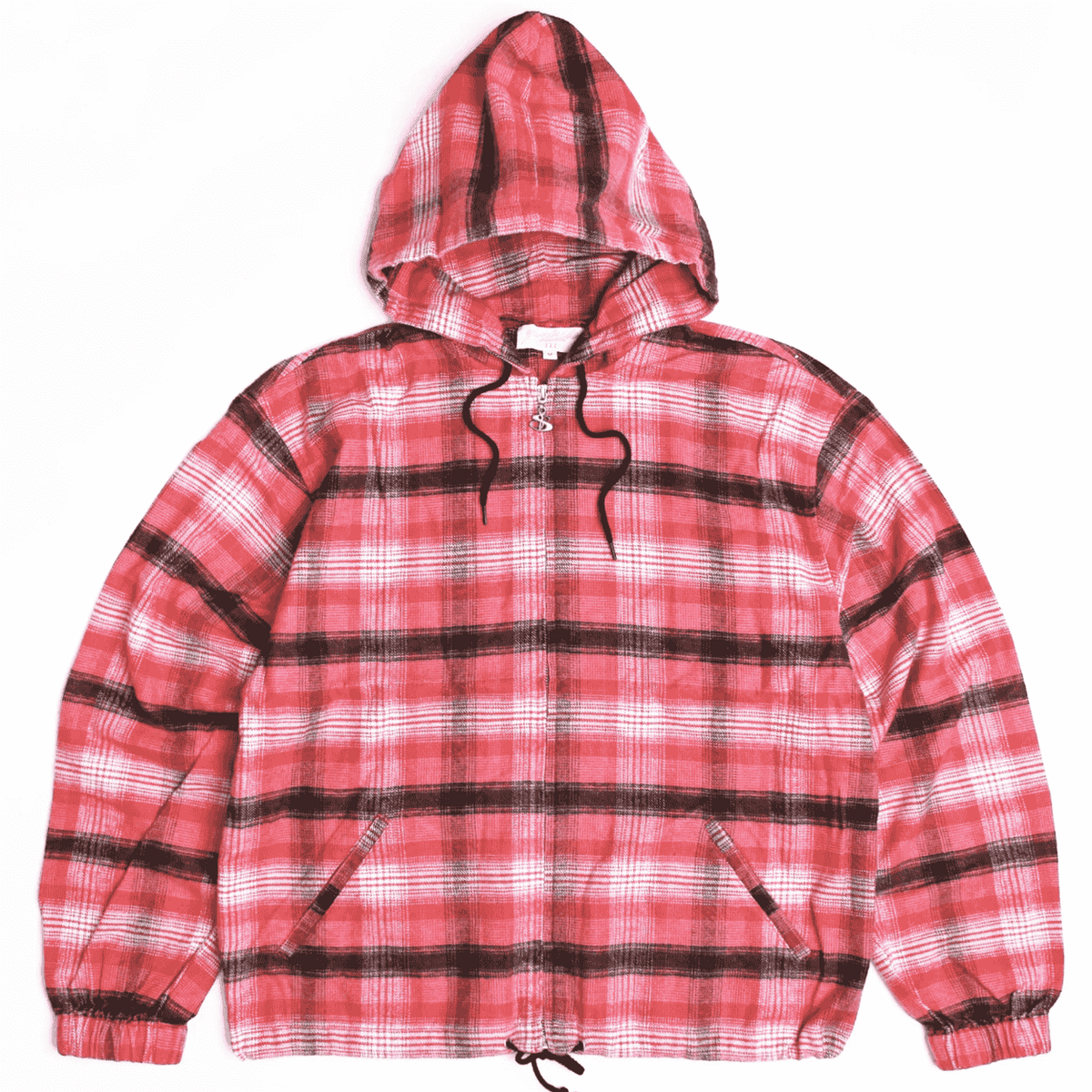 Tartan Fullzip Hoodie - Red