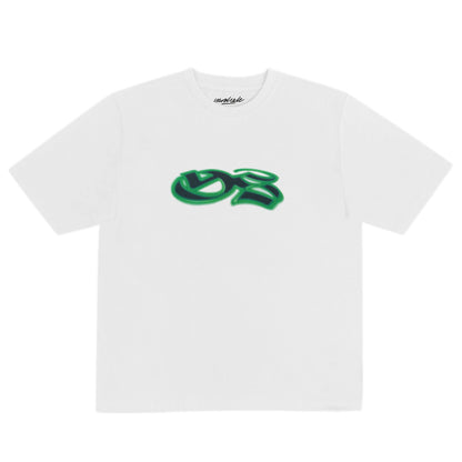 Sports Spray Tee - White