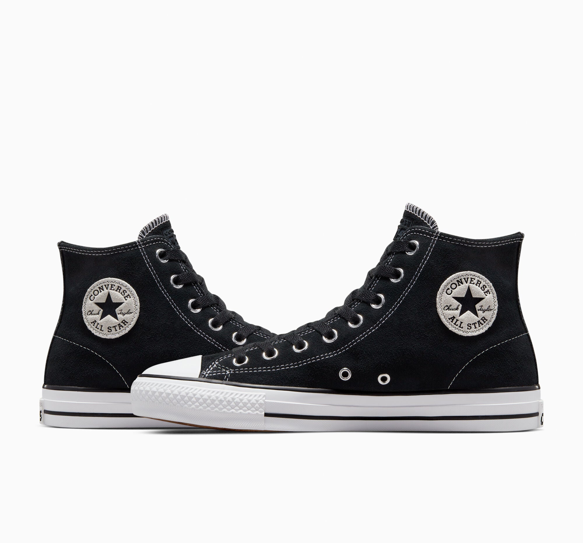 Chuck Taylor All Star Pro Suede Hi - Black / Black / White