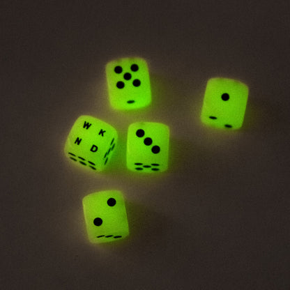 Glow in the Dark Dices