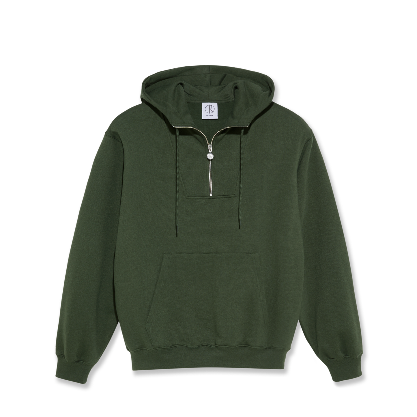 Half Zip Hoodie - Dark Olive