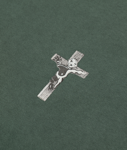 Cross Tee - Green (pigment dyed)